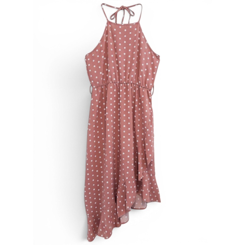 Miss Sparkling Polka Dot High-Low Dress Womens S Retro Rockabilly Pinup‎ Summer